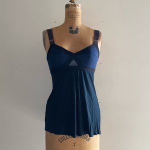 [VPL] Navy Grey Black jersey Cami casual Top